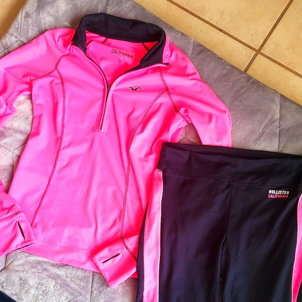 Hollister Long Sleeve Top & Legging Bottoms